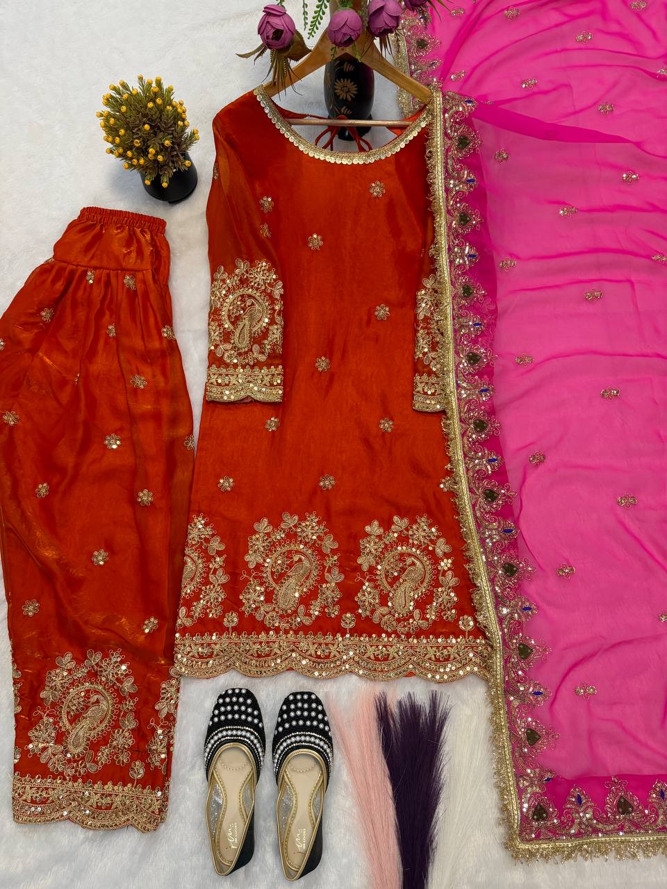 Neo-Classic Sage Couture Salwar Suit